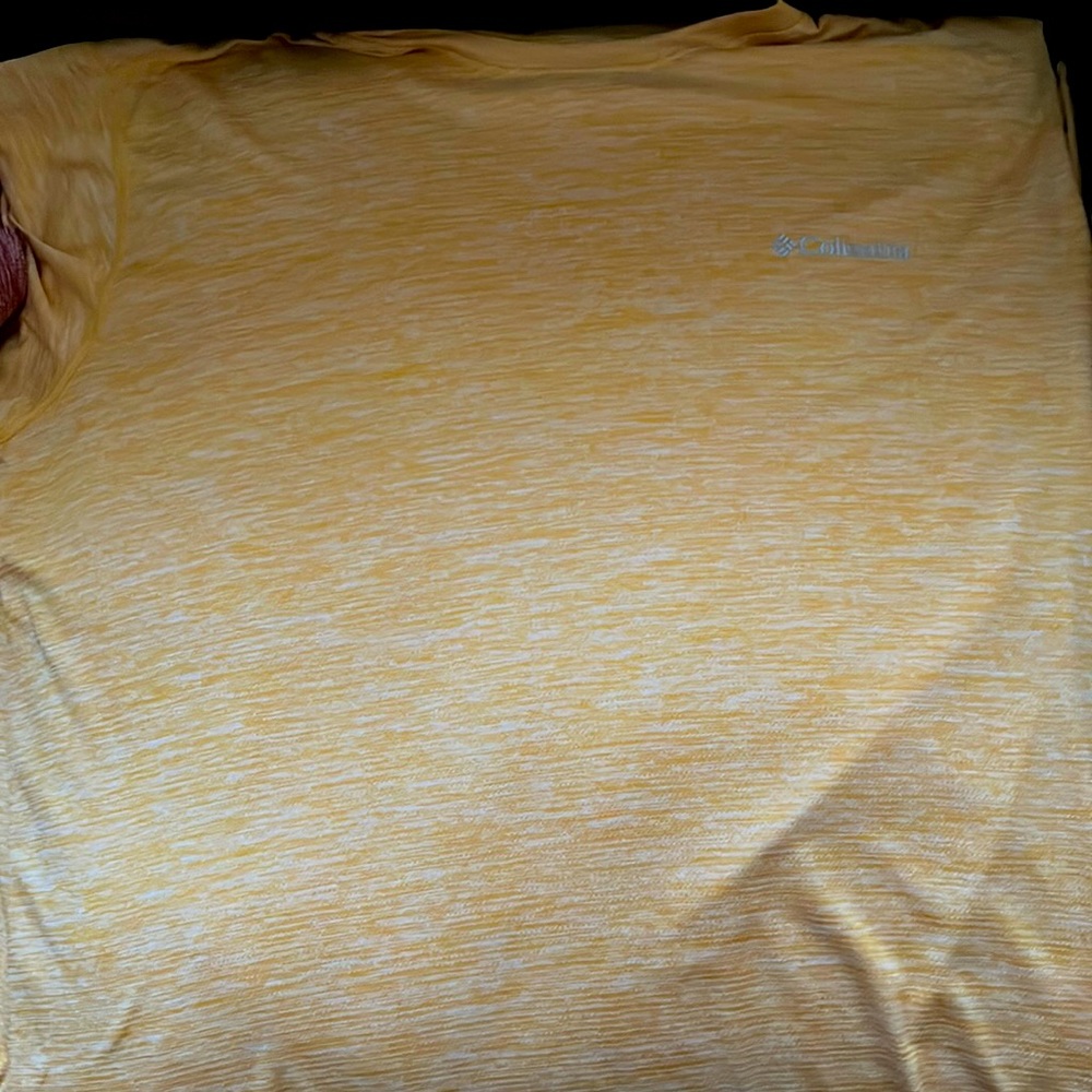 Columbia Yellow Dri-fit Tee